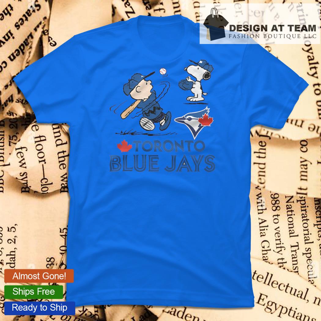 Charlie Brown and Snoopy playing baseball Toronto Blue Jays shirt, hoodie,  sweater, long sleeve and tank top