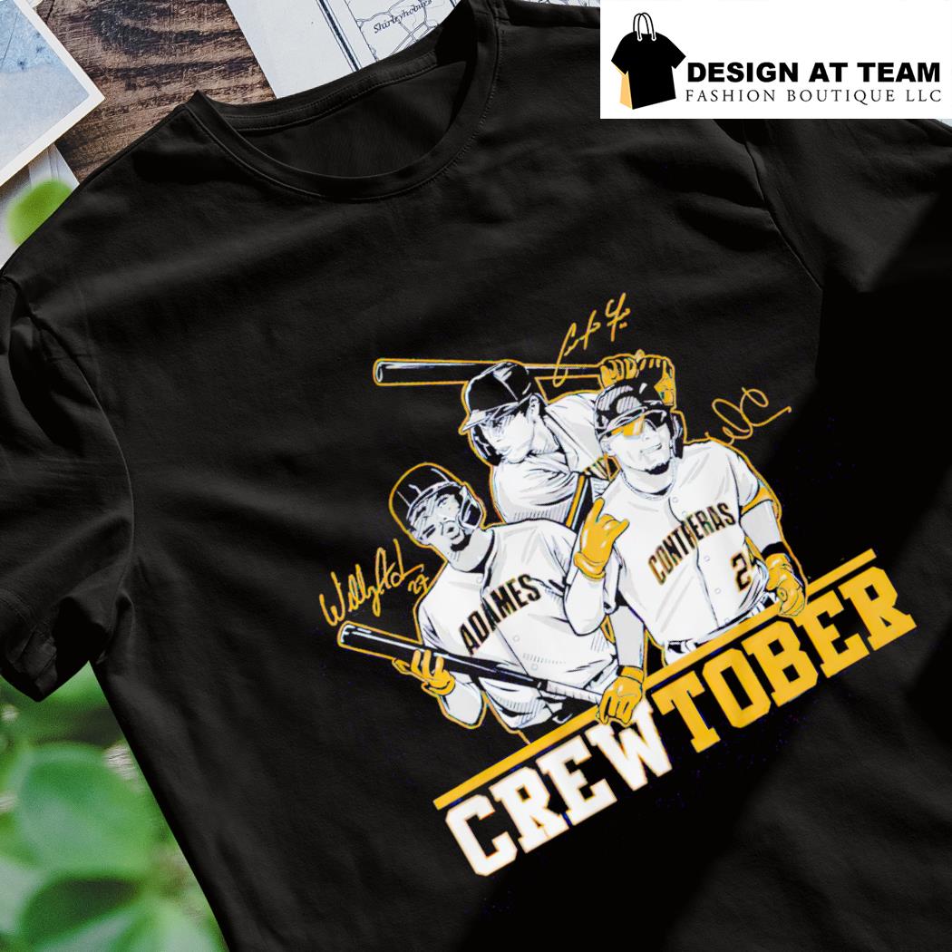 Original christian Yelich, Willy Adames, & William Contreras Crewtober Shirt,  hoodie, sweater, long sleeve and tank top