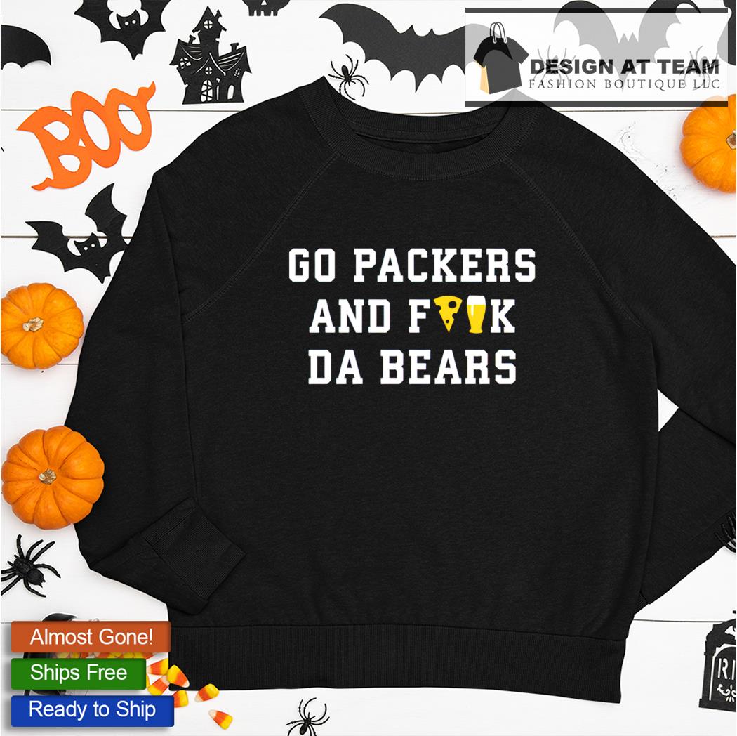 Official Aj dillon wearing go Packers and fuck da bears T-shirt, hoodie,  tank top, sweater and long sleeve t-shirt