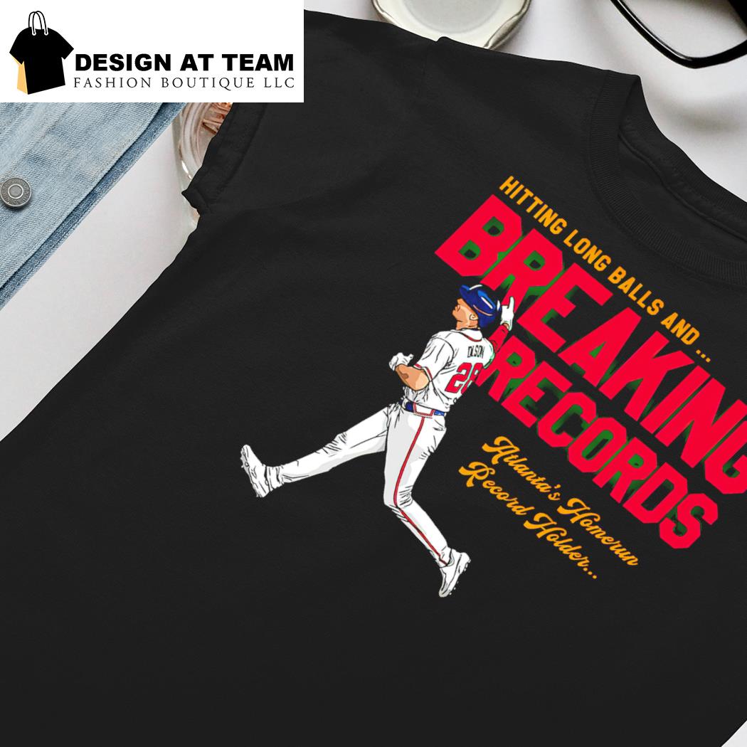 Matt Olson Atlanta Braves hitting long balls and breaking records Atlanta's  Home run record holder shirt, hoodie, sweater, long sleeve and tank top