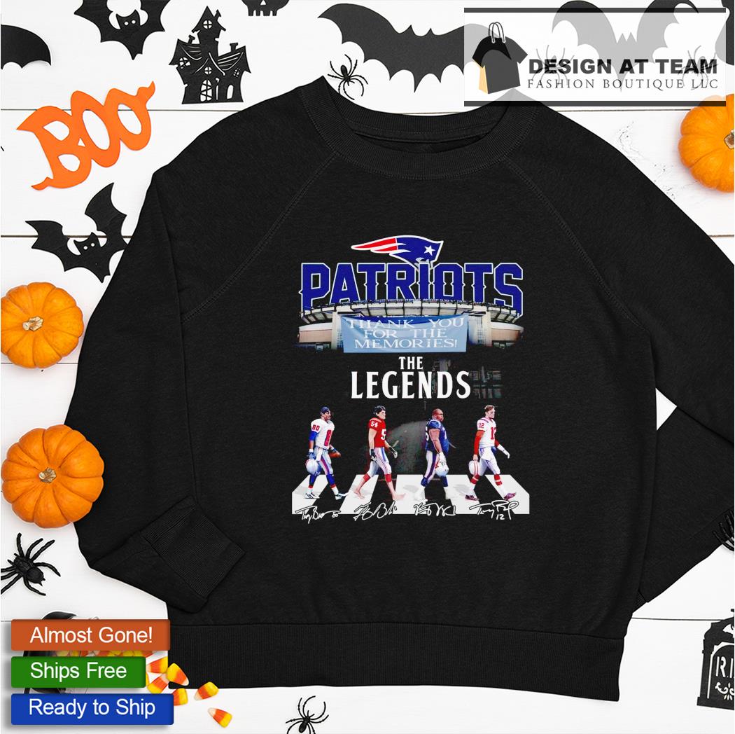 New England Patriots The Legends Thank You For The Memories Unisex