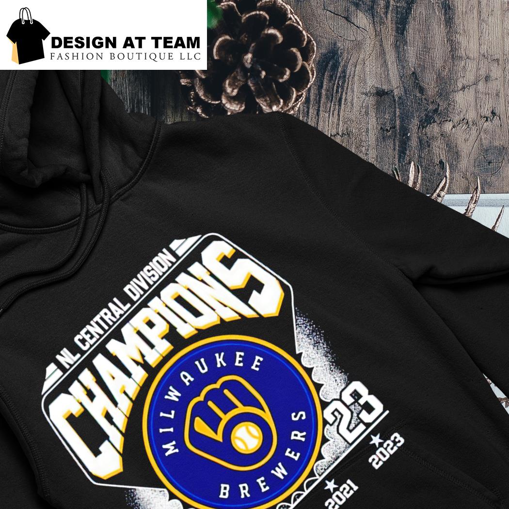 Milwaukee Brewers nl central division champions team player signatures  shirt, hoodie, sweatshirt for men and women