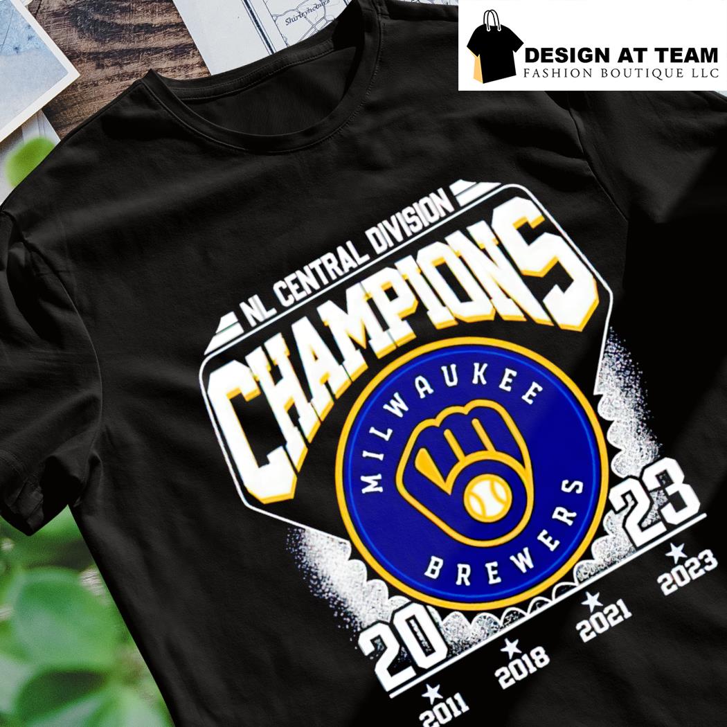 Milwaukee Brewers 2023 Nl Central Division Champions 2011 2018 2021 2023  Shirt