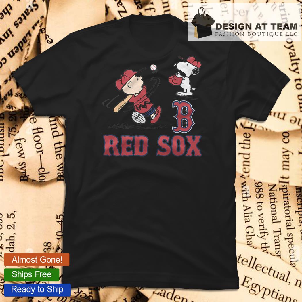 Official Peanuts Charlie Brown And Snoopy Playing Baseball Boston