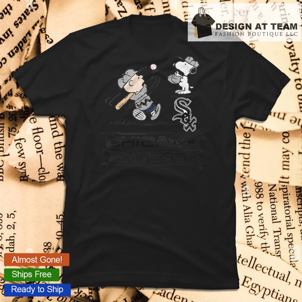Peanuts Charlie Brown And Snoopy Playing Baseball Chicago White Sox shirt,sweater,  hoodie, sweater, long sleeve and tank top