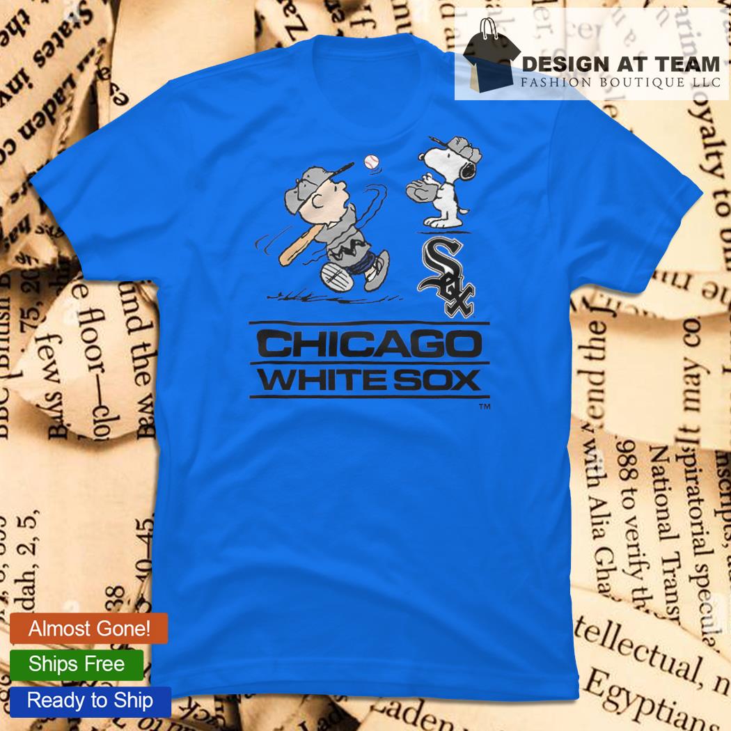 Peanuts Charlie Brown And Snoopy Playing Baseball Chicago White