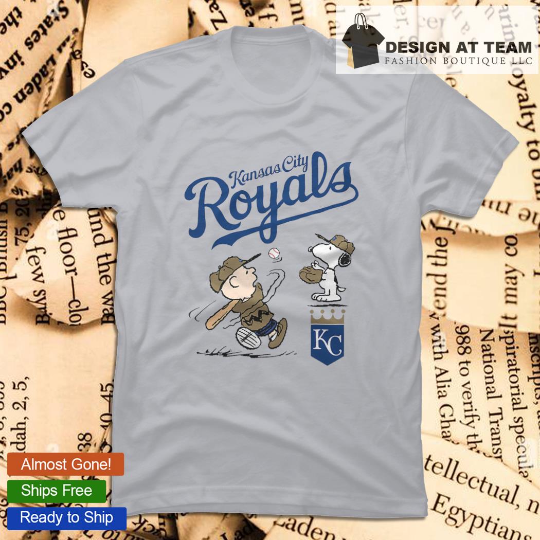 Peanuts Charlie Brown And Snoopy Playing Baseball Kansas City Royals shirt,sweater,  hoodie, sweater, long sleeve and tank top