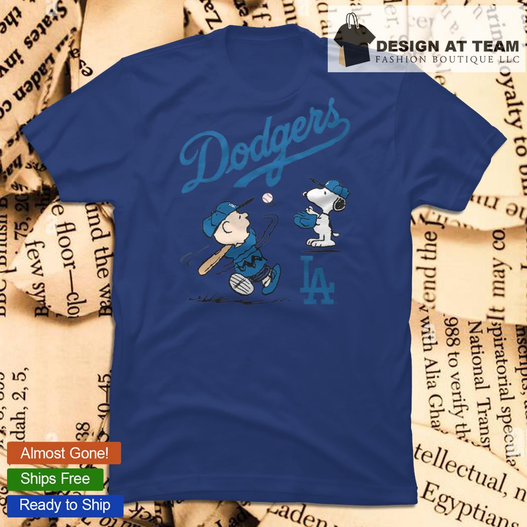 Peanuts Charlie Brown And Snoopy Playing Baseball Los Angeles Dodgers  shirt,sweater, hoodie, sweater, long sleeve and tank top