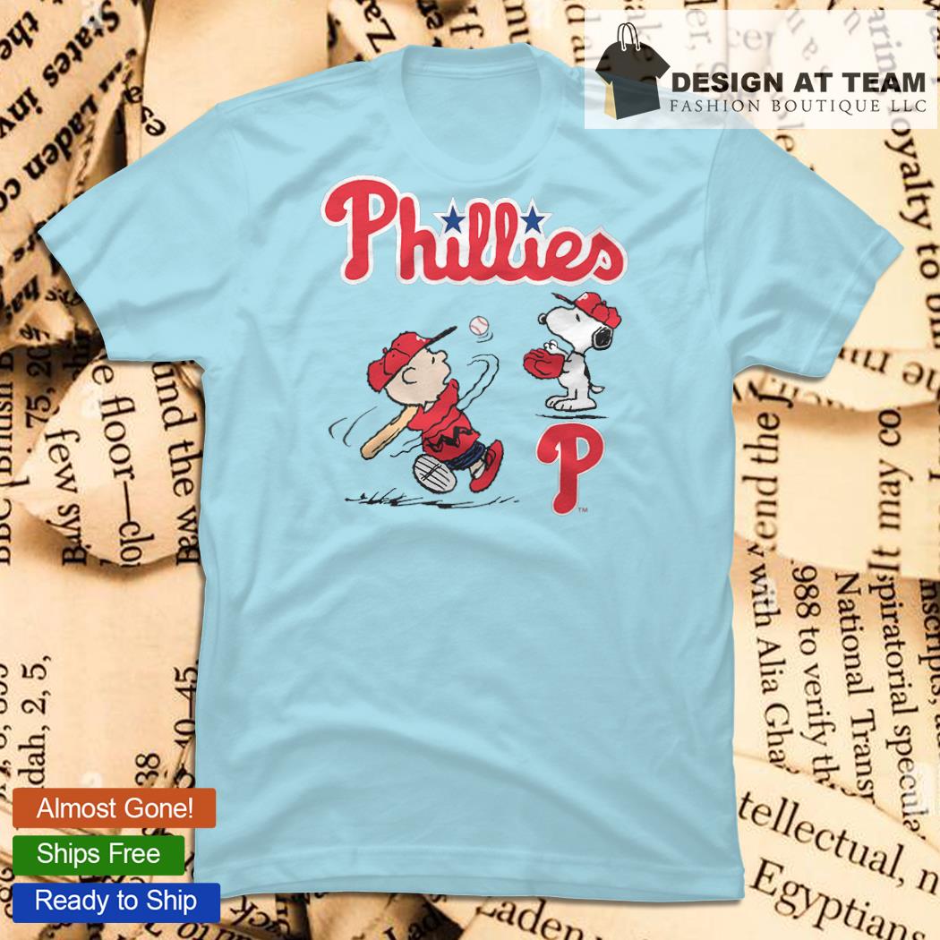 Peanuts Charlie Brown And Snoopy Playing Baseball Philadelphia Phillies t- shirt, hoodie, sweater, long sleeve and tank top