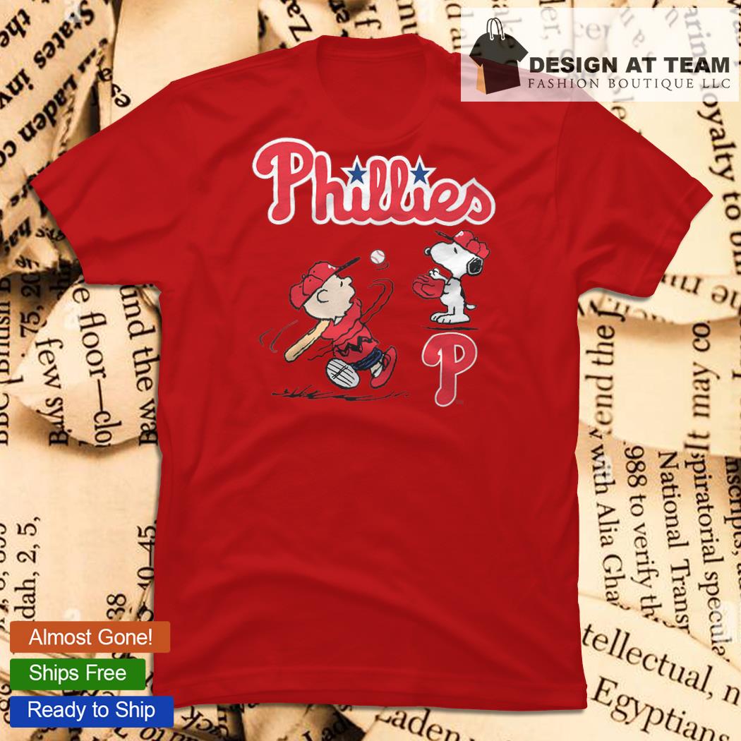 Peanuts Charlie Brown And Snoopy Playing Baseball Philadelphia Phillies t- shirt, hoodie, sweater, long sleeve and tank top