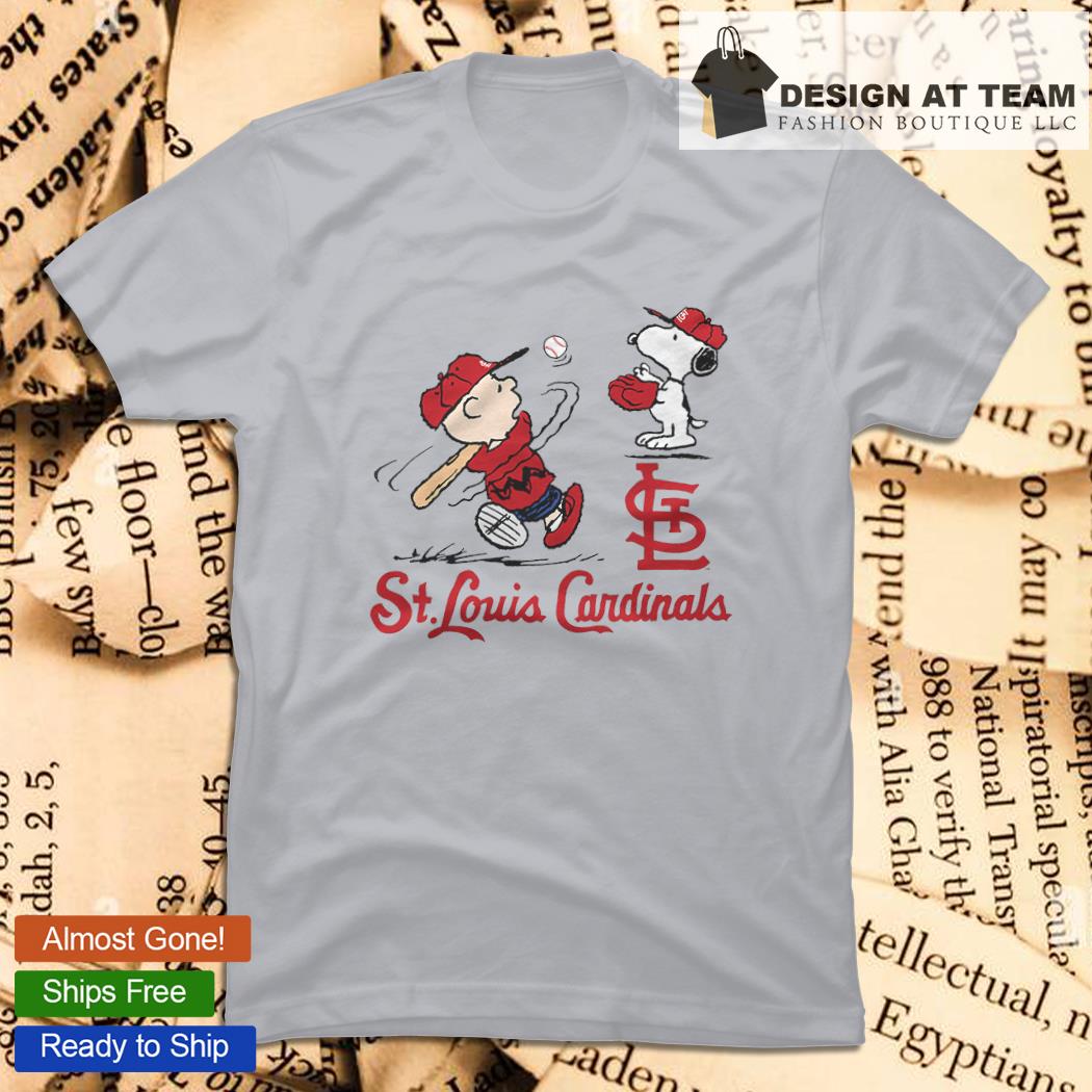 Peanuts Charlie Brown And Snoopy Playing Baseball St. Louis Cardinals shirt,  hoodie, sweater, long sleeve and tank top