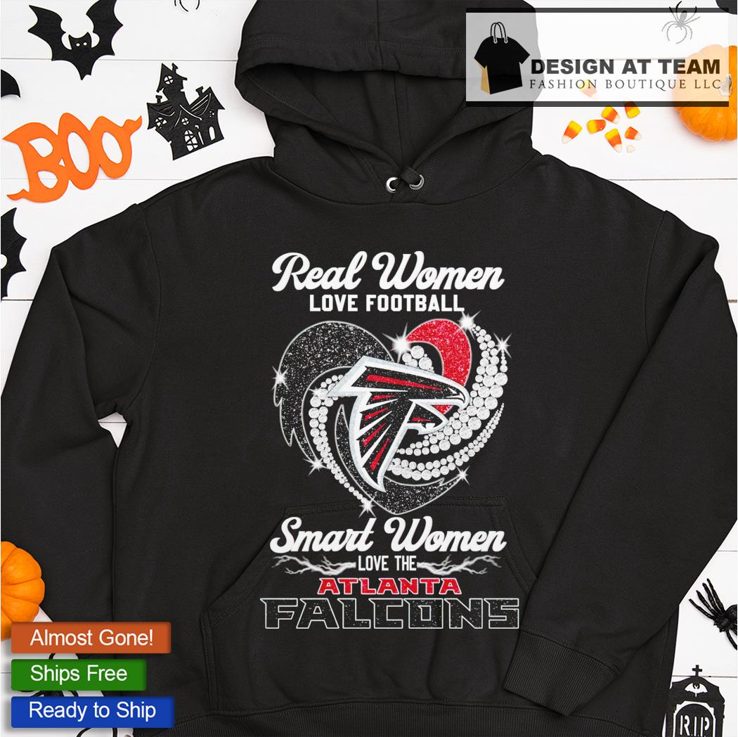 Real women love football smart women love the Atlanta Falcons 2023 logo  shirt, hoodie, sweater, long sleeve and tank top