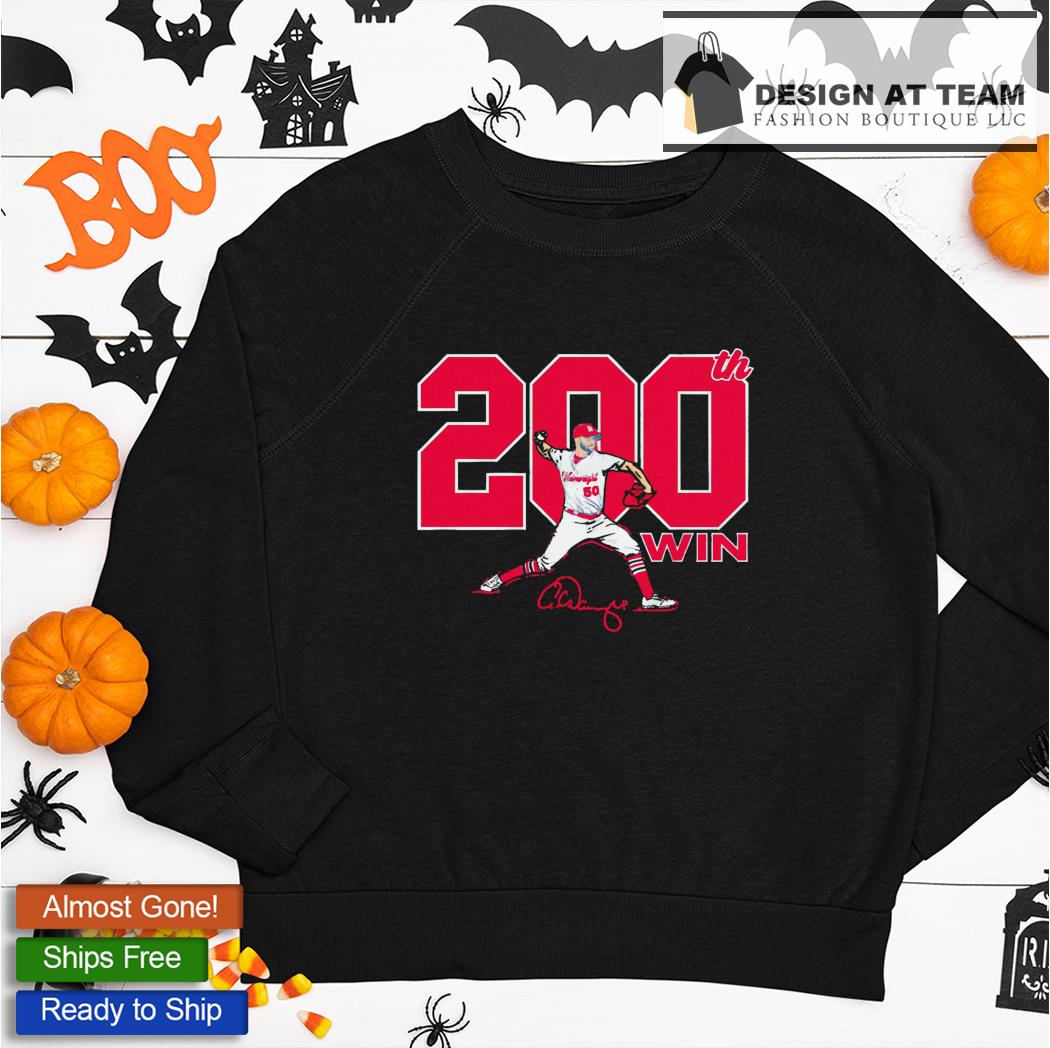 Adam Wainwright 200th Wins Shirt, hoodie, sweater, long sleeve and