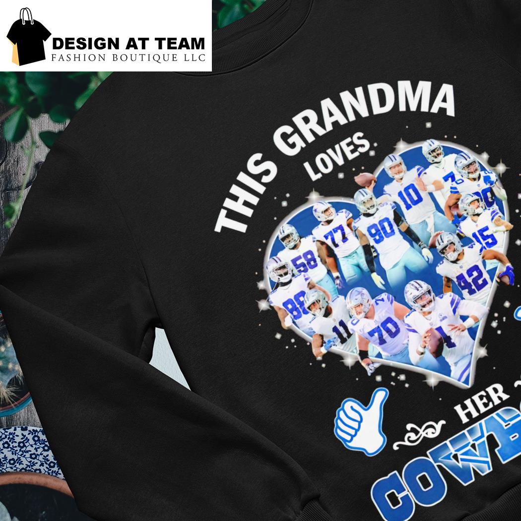 Top this Cool Grandma Loves Her Cowboys Shirt, hoodie, sweater, long sleeve  and tank top