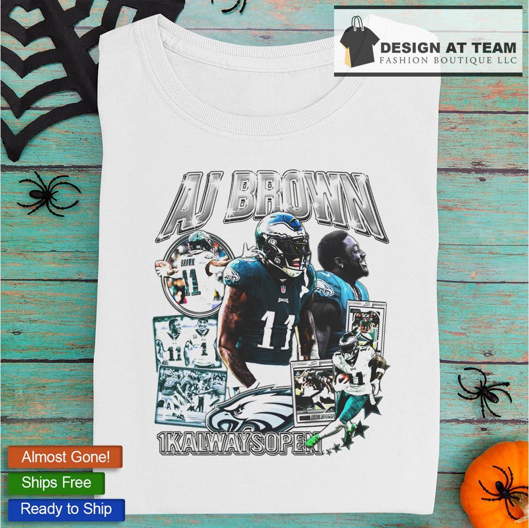 Philadelphia Eagles A.J. Brown Retro Vintage Shirt, hoodie, sweater,  longsleeve and V-neck T-shirt