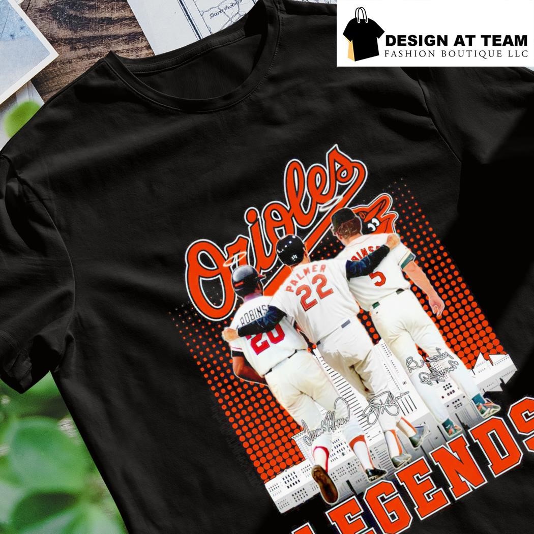 Baltimore Orioles Legends Frank Robinson Jim Palmer And Brooks Robinson  Signatures shirt, hoodie, sweater, long sleeve and tank top