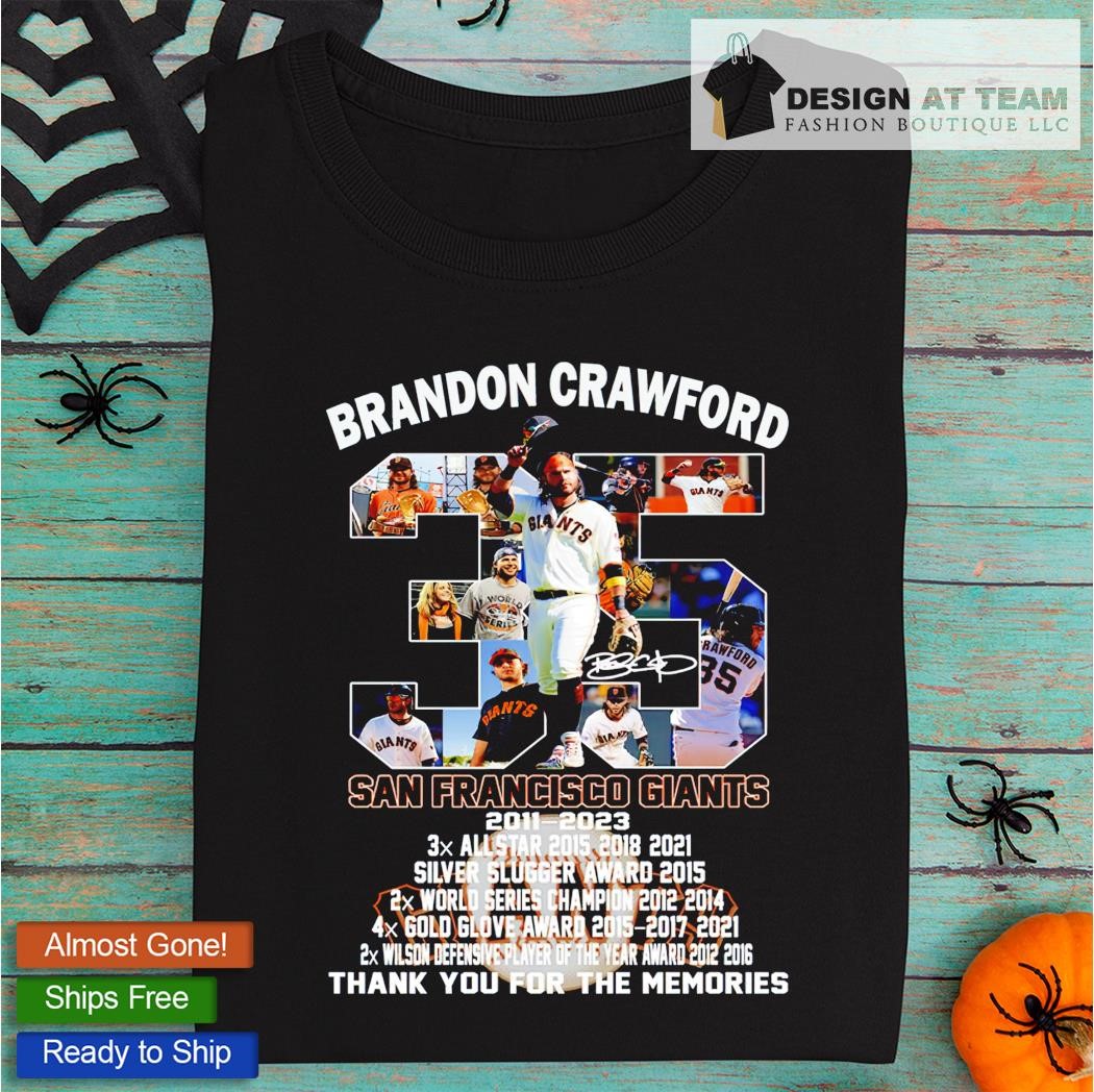 Brandon Crawford 35 San Francisco Giants 2023 shirt, hoodie, sweater, long  sleeve and tank top