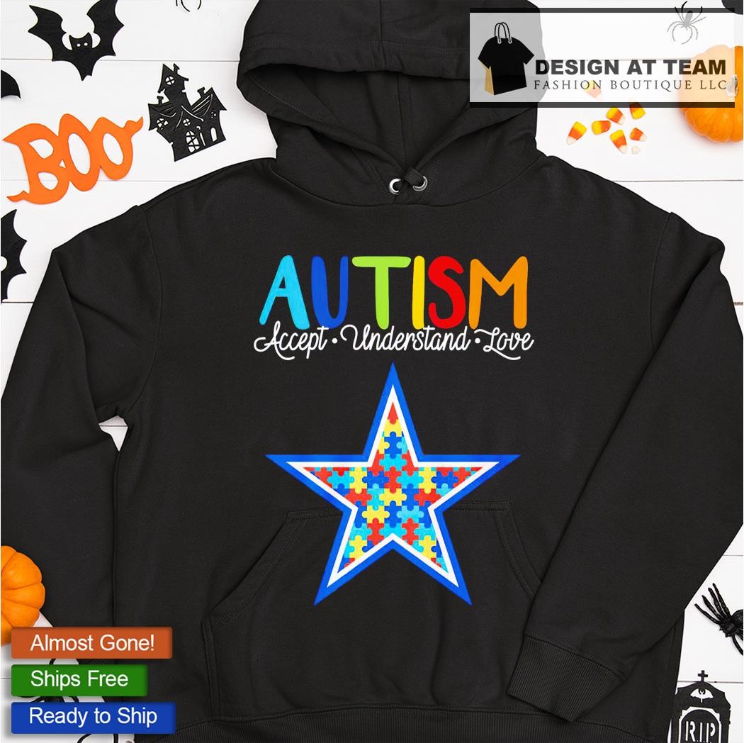 Dallas Cowboys NFL Special Autism Awareness Design Hoodie T Shirt