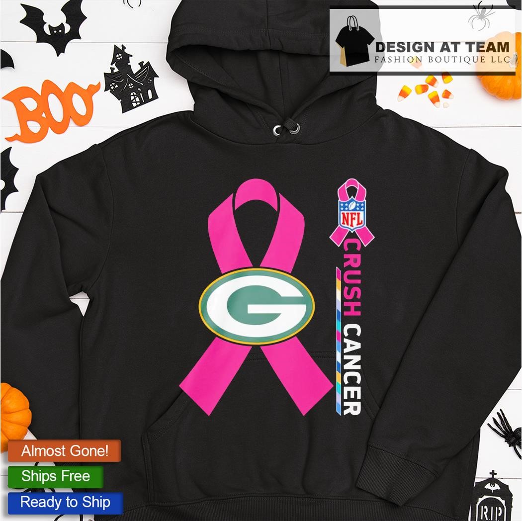 Green Bay Packers Nfl Crush Cancer T-shirt,Sweater, Hoodie, And Long  Sleeved, Ladies, Tank Top