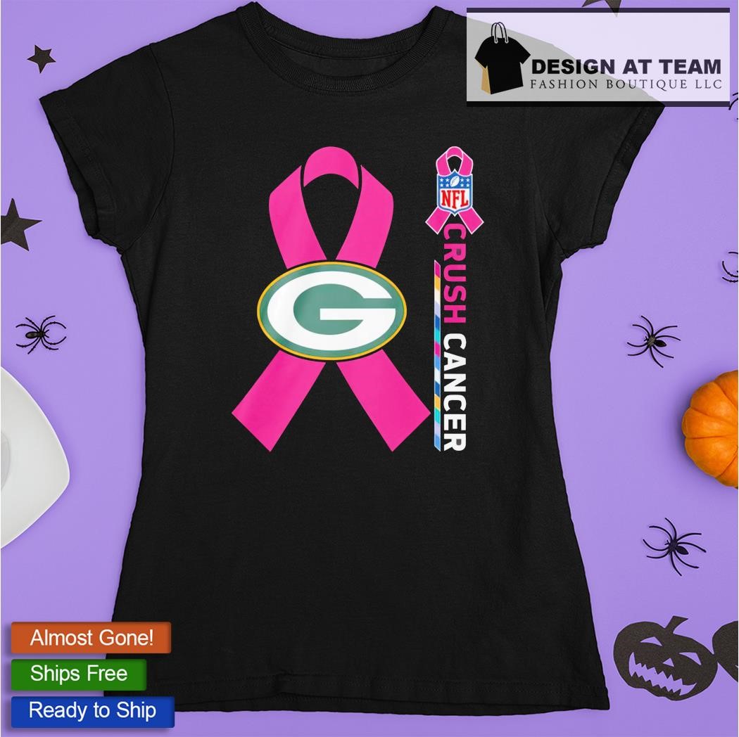 Crush Cancer Green Bay Packers NFL Shirt Cancer Support Women Men Shirt -  Best Seller Shirts Design In Usa