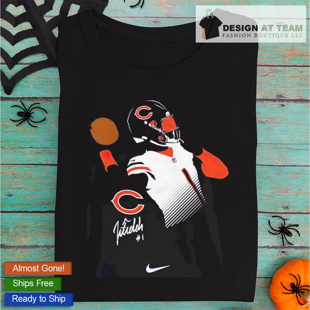 Nike Women's Chicago Bears Local Navy Tri-Blend T-Shirt