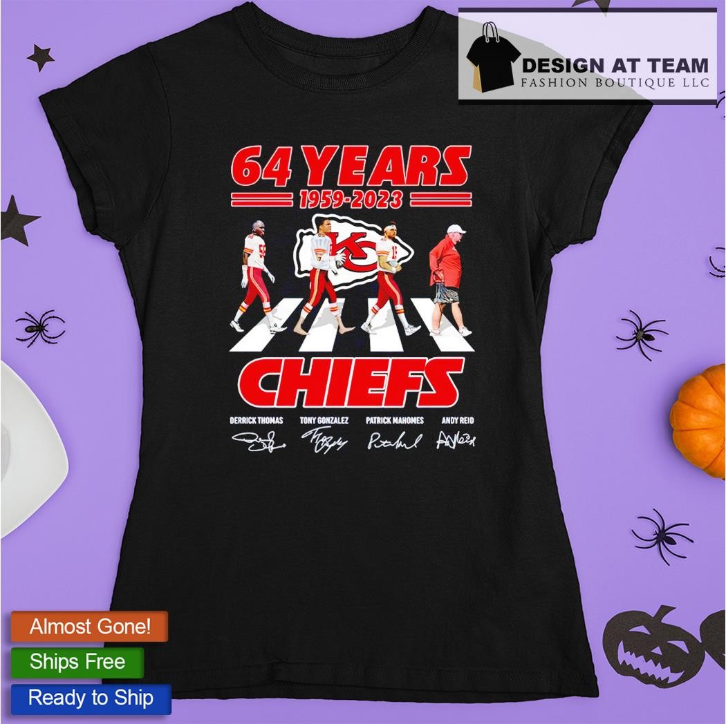 NEW 65 Anniversay 1959-2024 Kansas City Chiefs Thank You For The Memories  Unisex T-Shirt