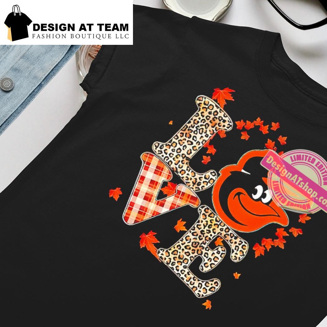 Love Fall Y'all Baltimore Orioles Leopard Shirt, hoodie, sweater, long  sleeve and tank top