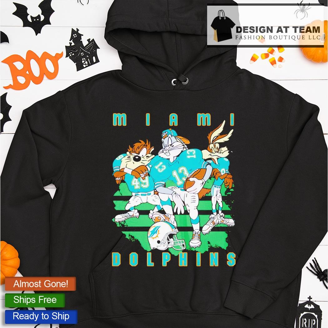 NEW FASHION 2023 Miami Dolphins T-shirt Graphic Cartoon player gift for fans