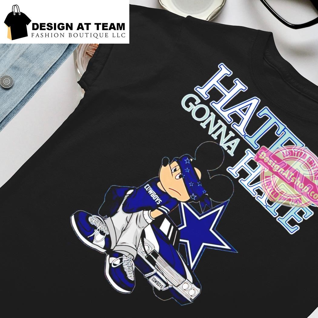 NFL Dallas Cowboys Haters Gonna Hate Mickey Mouse T-Shirt - TeeNaviSport