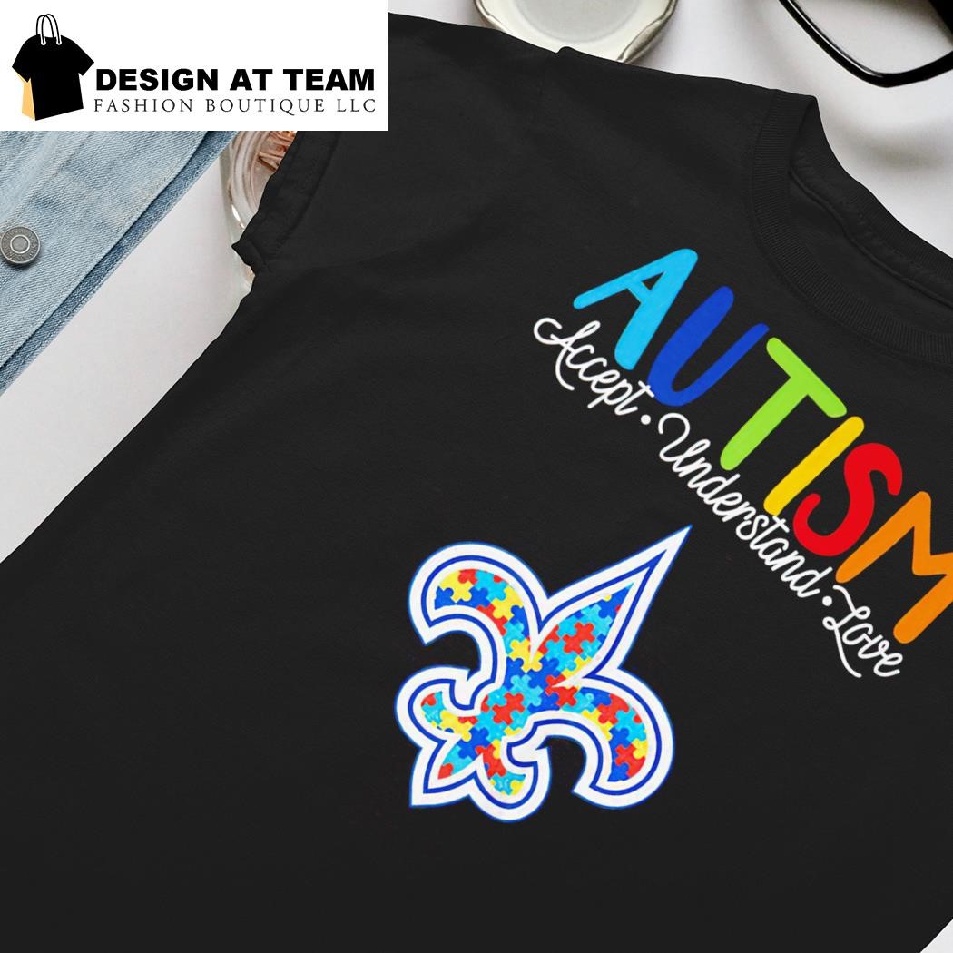 New Orleans Saints NFL Autism Awareness Accept Understand Love Shirt,  hoodie, sweater, long sleeve and tank top