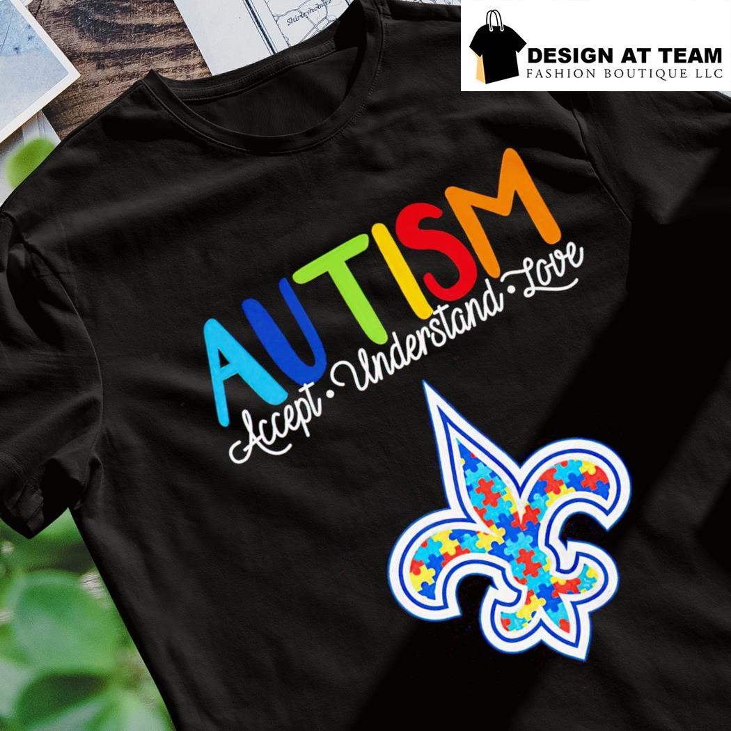 New Orleans Saints NFL Autism Awareness Accept Understand Love Shirt,  hoodie, sweater, long sleeve and tank top