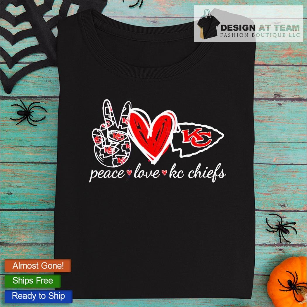 Peace Love Kansas City Chiefs T-Shirt, hoodie, sweater and long sleeve