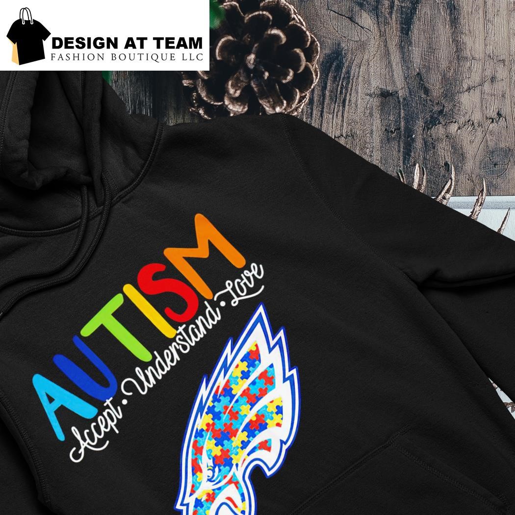 Philadelphia Eagles NFL Autism Awareness Personalized Hoodie T