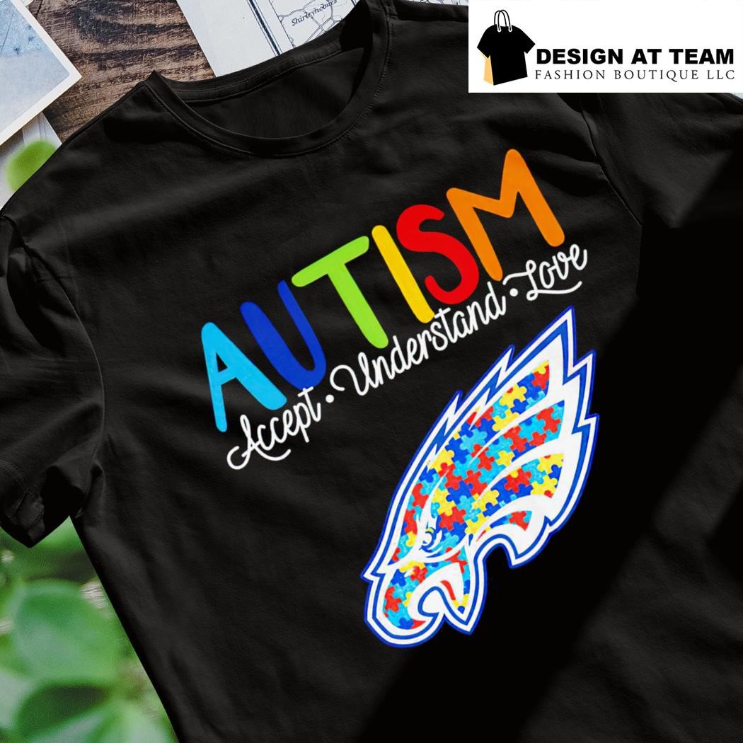 Philadelphia Eagles NFL Autism Awareness Personalized Hoodie T