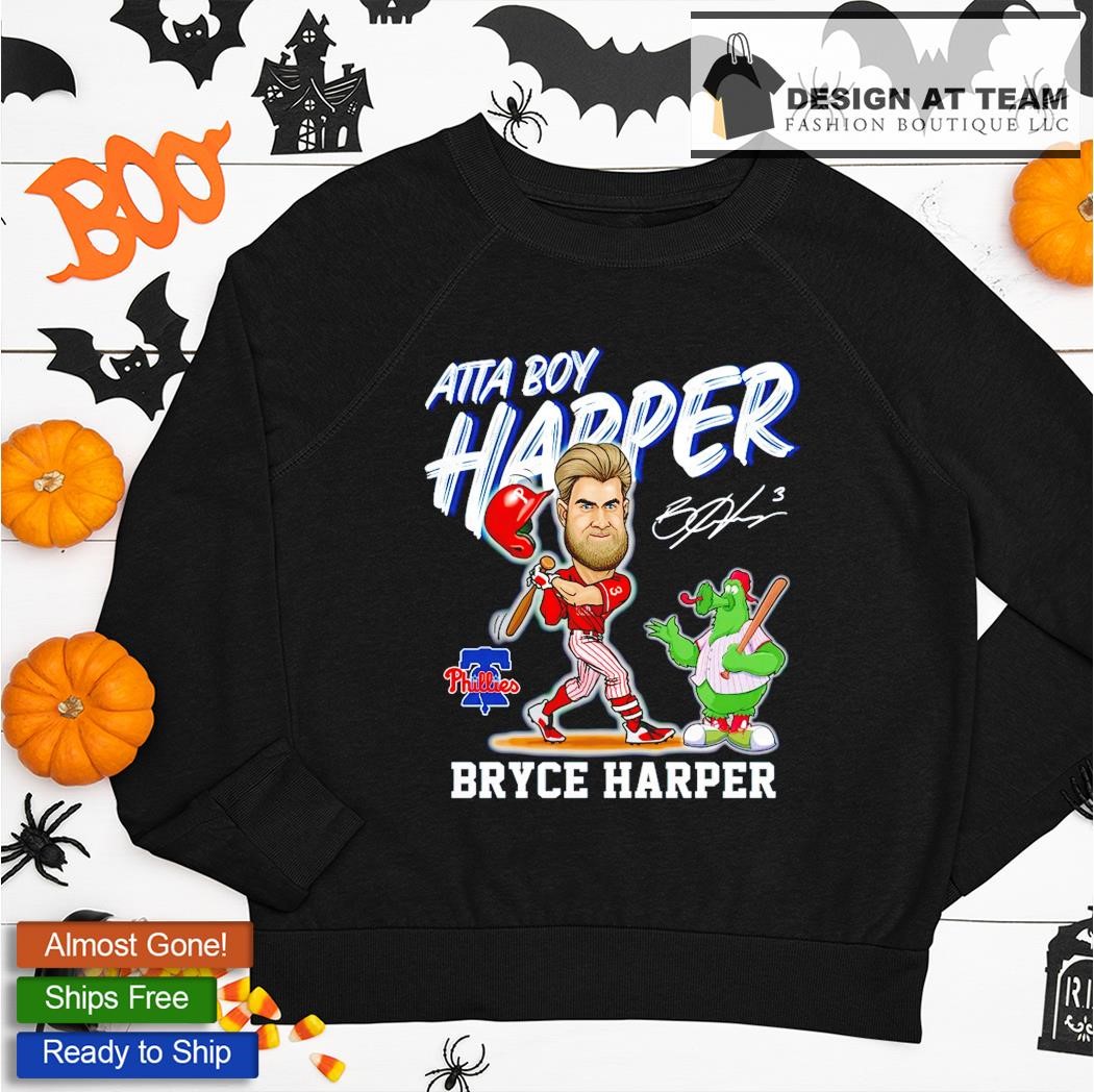 Atta Boy Harper Philadelphia Phillies Bryce Harper Signature Shirt -  Nvamerch