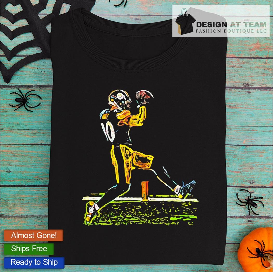 Buy the Mens Pittsburgh Steelers Team Apparel Football T Shirt Size 2XL