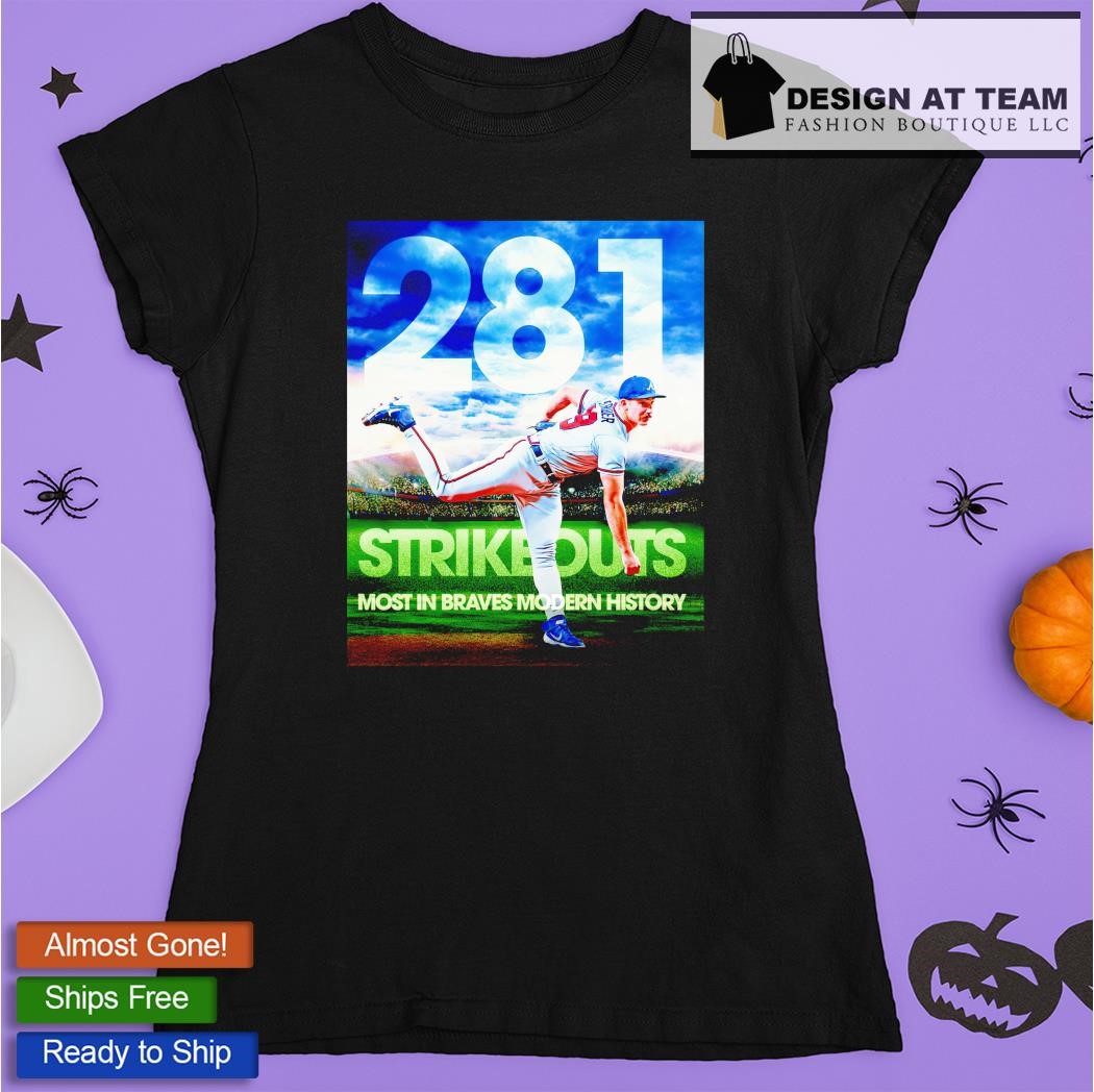 Spencer Strider 281 Strikeouts Most In Braves Modern History Shirt