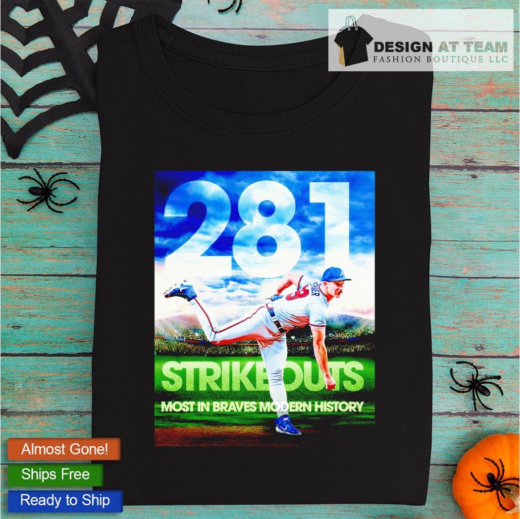 Spencer Strider 281 Strikeouts Most In Braves Modern History Shirt