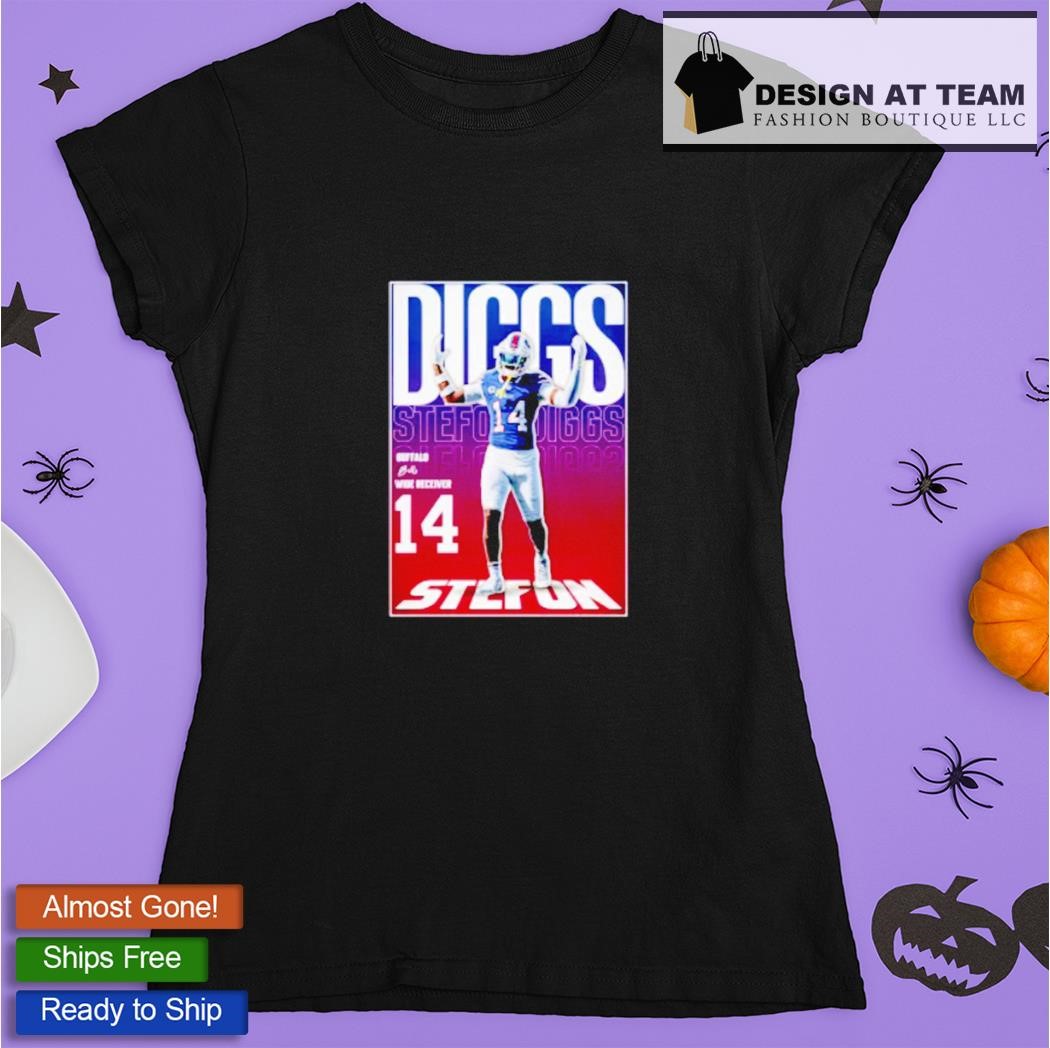 Stefon Diggs 14 Buffalo Bills football player glitch poster shirt, hoodie,  sweater, long sleeve and tank top