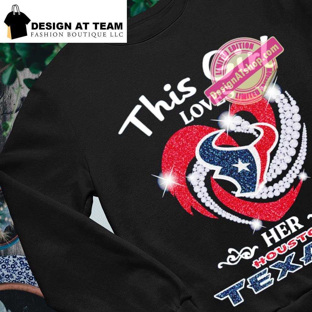 Girls Houston Texans Tee This Girl Loves L/S T-Shirt