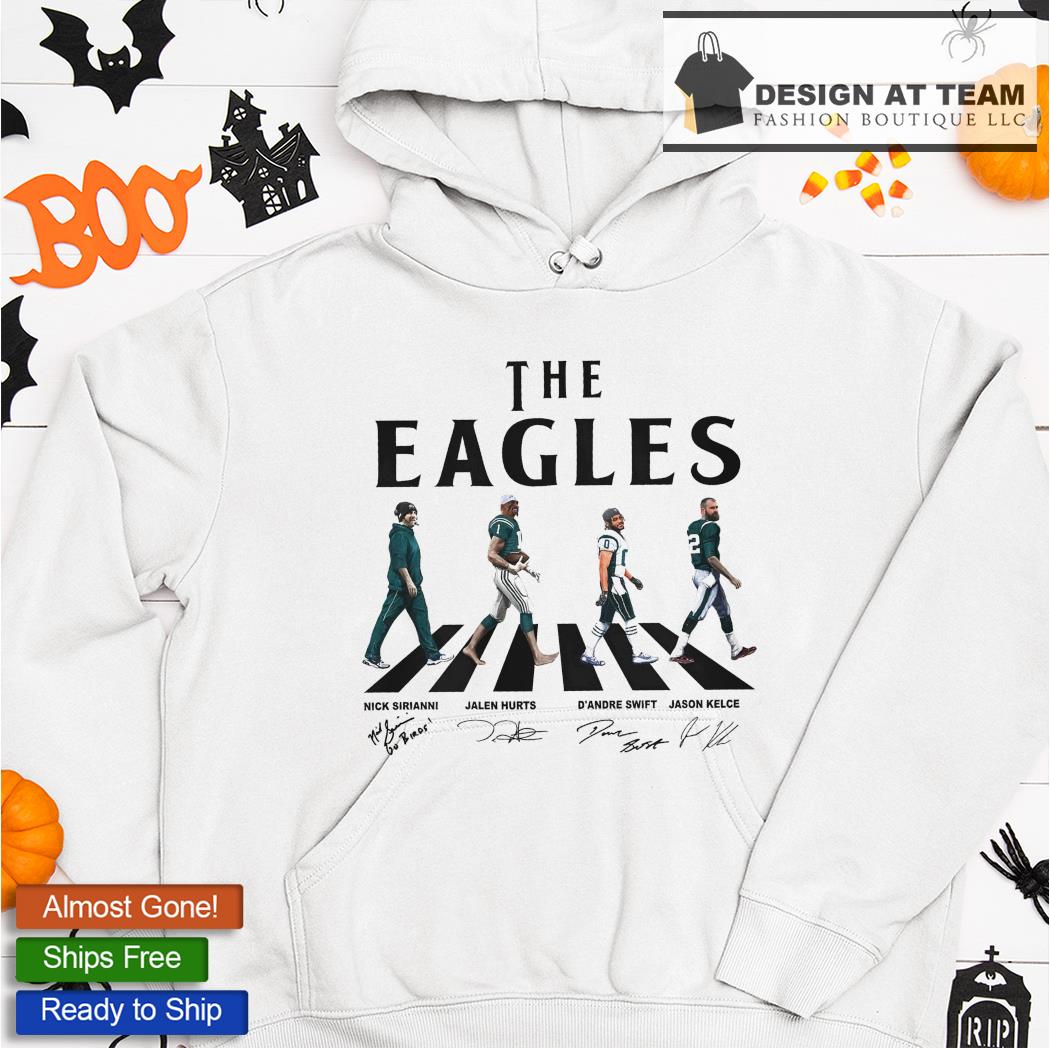 Philadelphia Eagles Abbey Road signatures shirt, hoodie, sweater