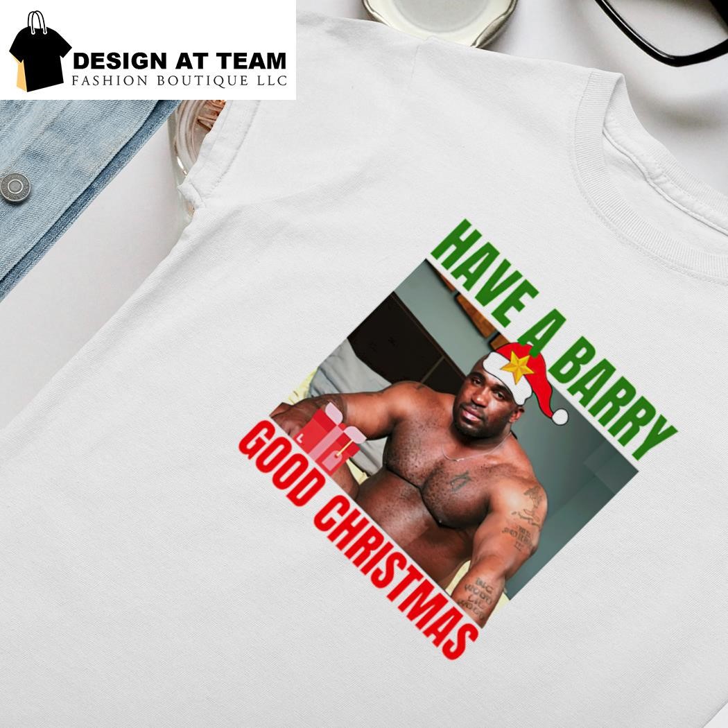 Big Dick Black Guy Meme Barry Wood Christmas 2023 shirt, hoodie, sweater,  long sleeve and tank top