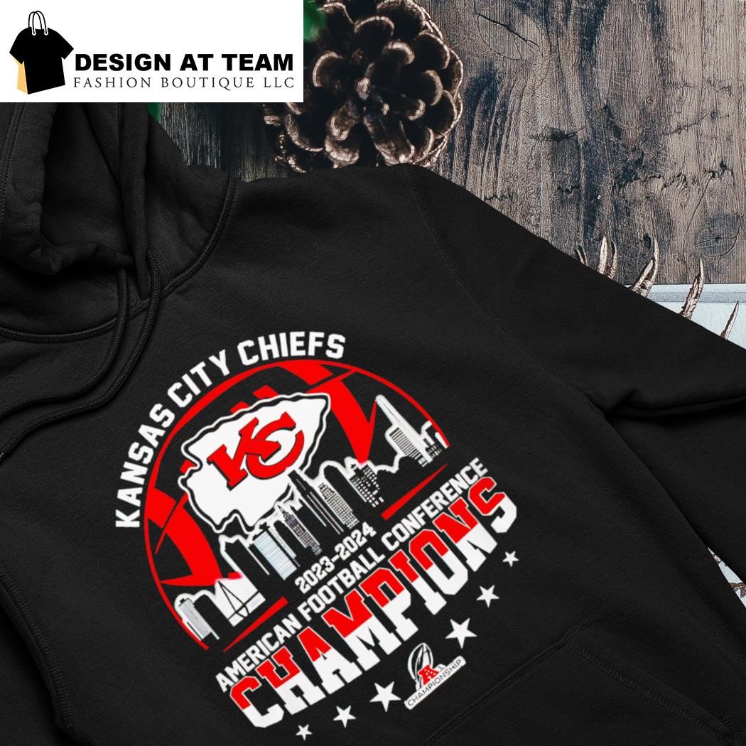 Chiefs 2023-2024 American football conference champions sports shirt hoodie.png