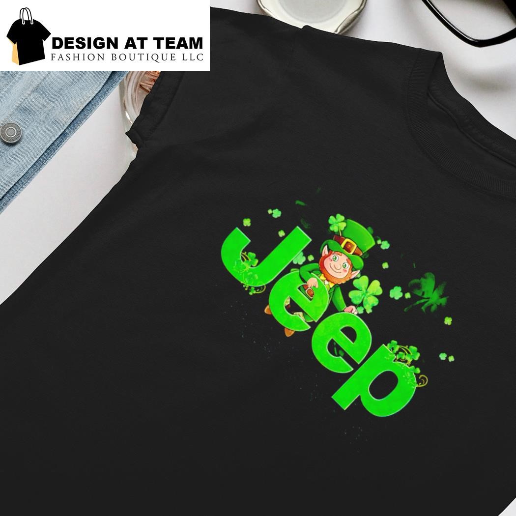 Leprechaun-Jeep St Patricks Day Mens Short Sleeve Tshirt Leprechaun-Jeep St Patricks Day Mens Short Sleeve Tshirt
