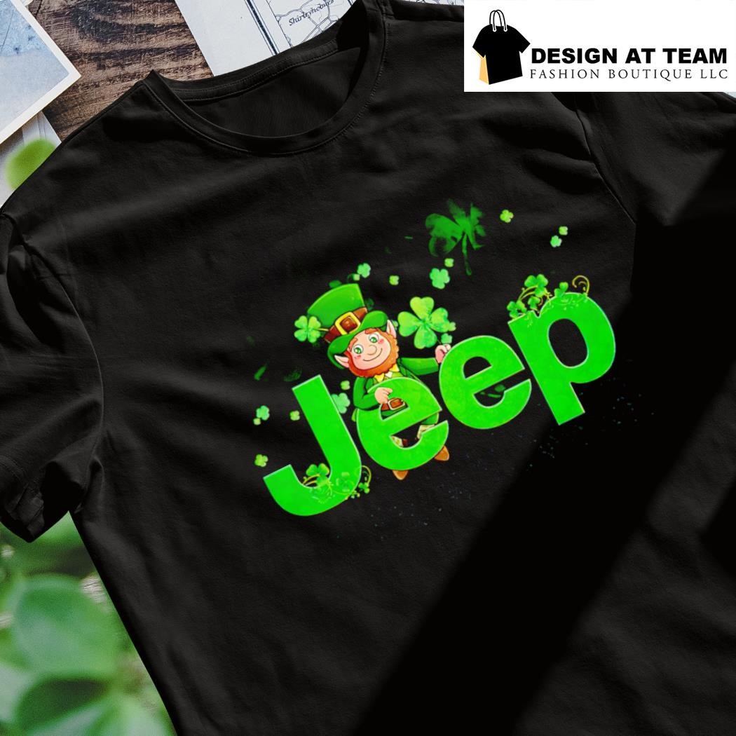 Leprechaun-Jeep St Patricks Day Mens Short Sleeve Tshirt Leprechaun-Jeep St Patricks Day Mens Short Sleeve Tshirt