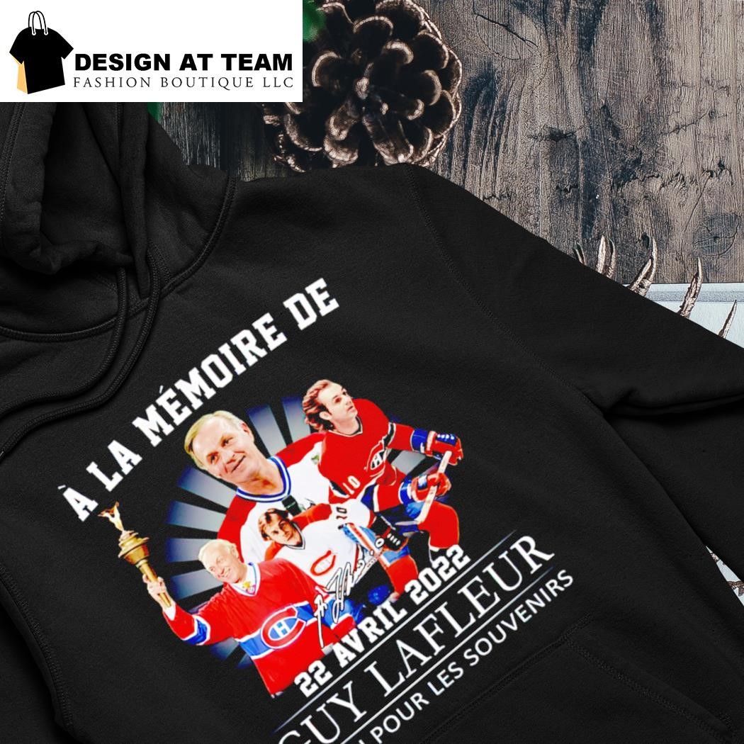 A La Memoire De 22 Avril 2022 Guy Lafleur Merci Pour Les Souvenirs shirt hoodie