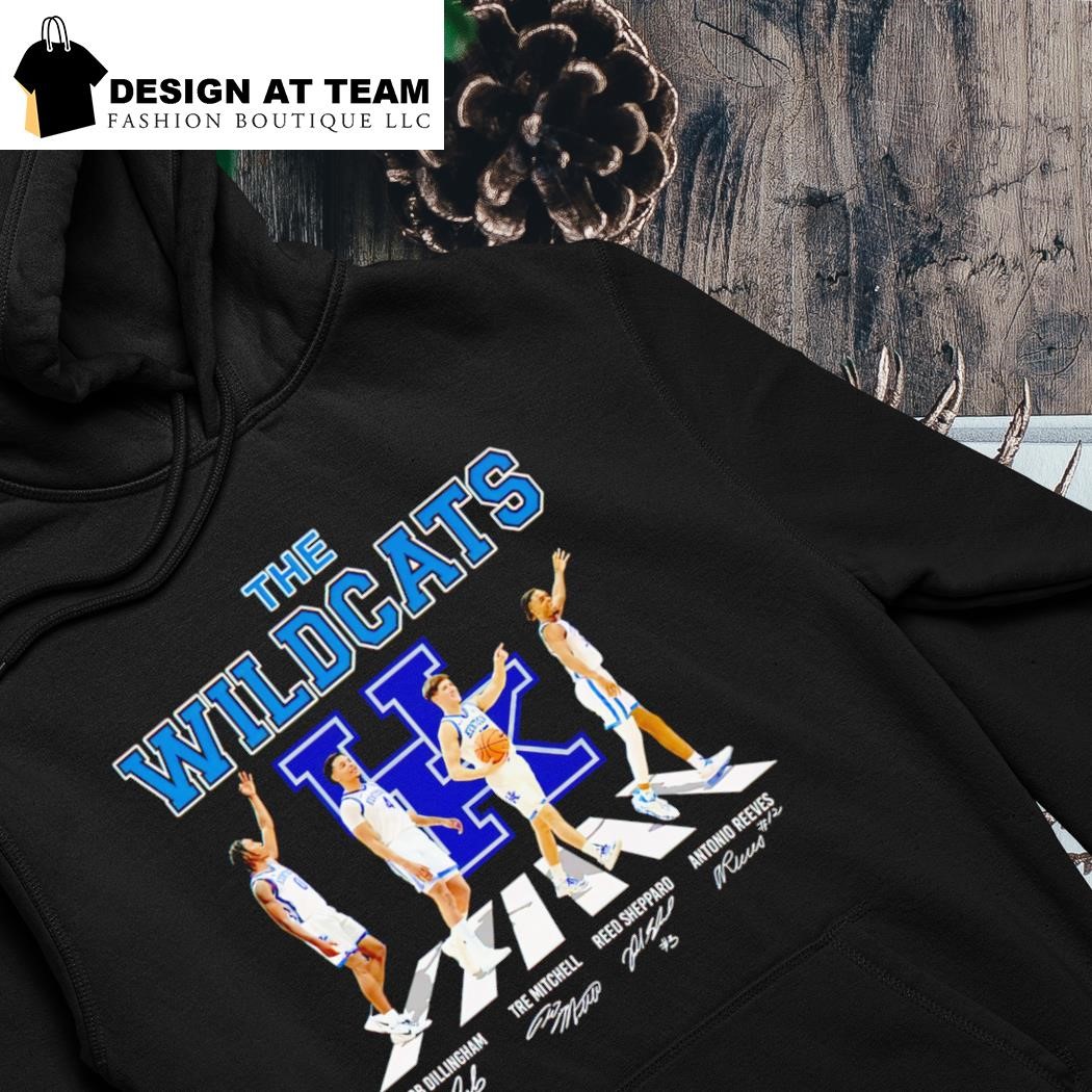 Abbey Road Kentucky Wildcats Rob Dillingham Tre Mitchell Reed Sheppard Antonio Reeves signature shirt hoodie