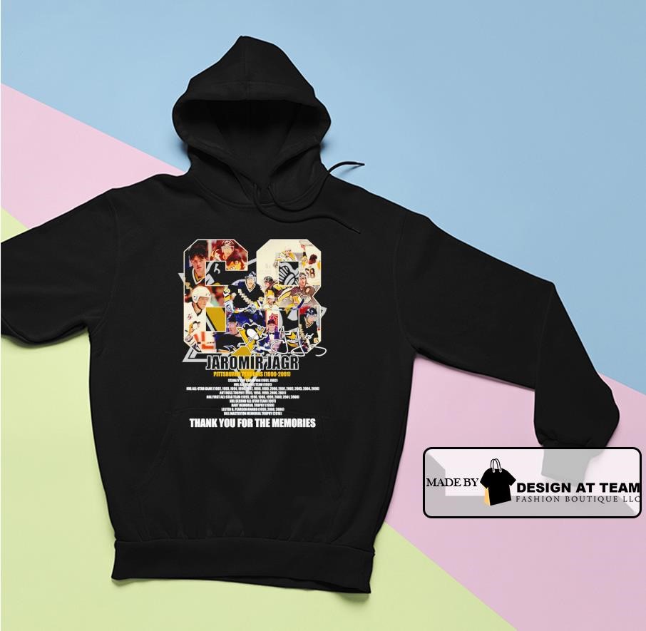 Jaromir Jagr Pittsburgh Penguins thank you for the memories hoodie