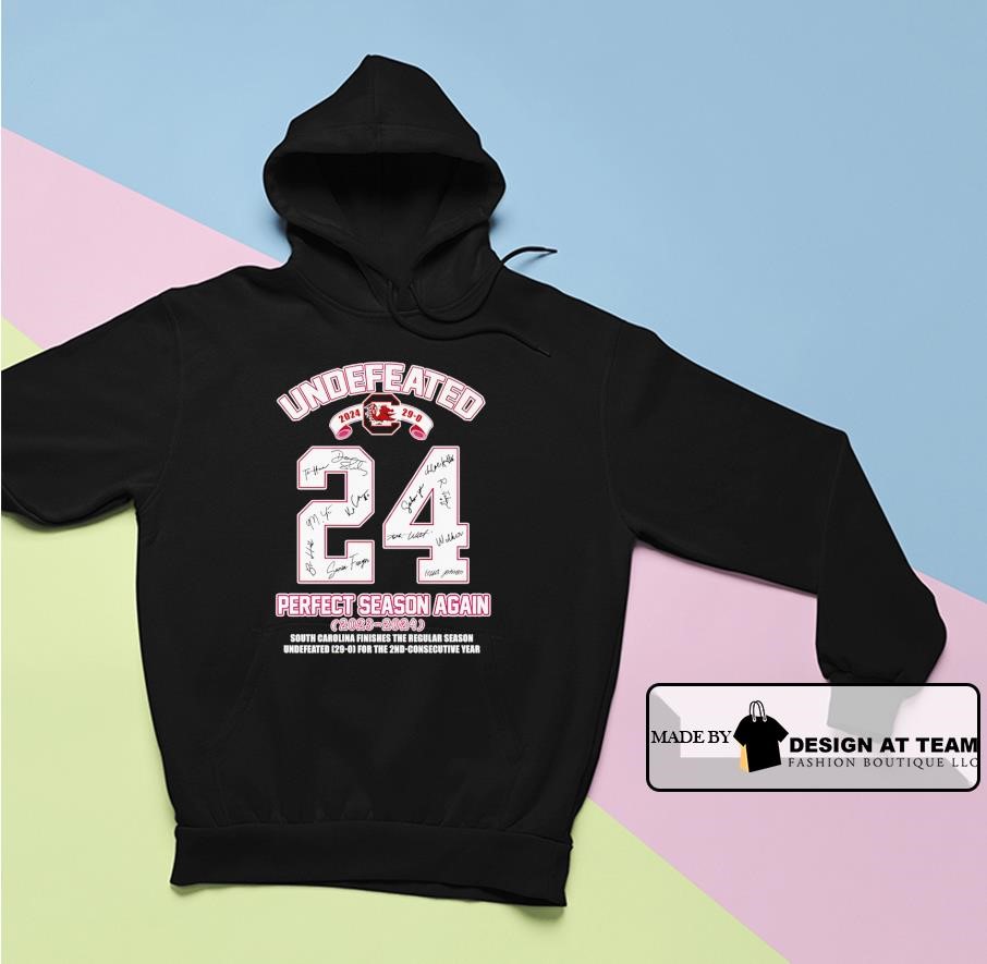 Perfect Season Again South Carolina Gamecocks 2023-2024 signature shirt hoodie