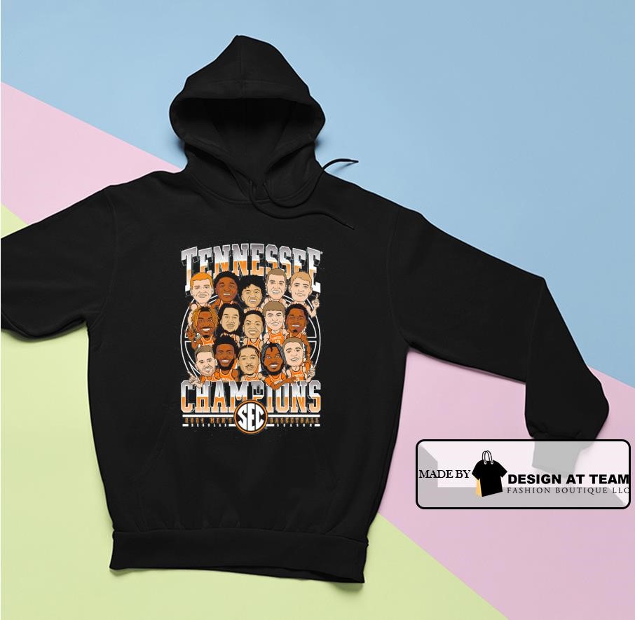 Tennessee Volunteers Basketball SEC Champs Caricature Regular season 2024 shirt hoodie